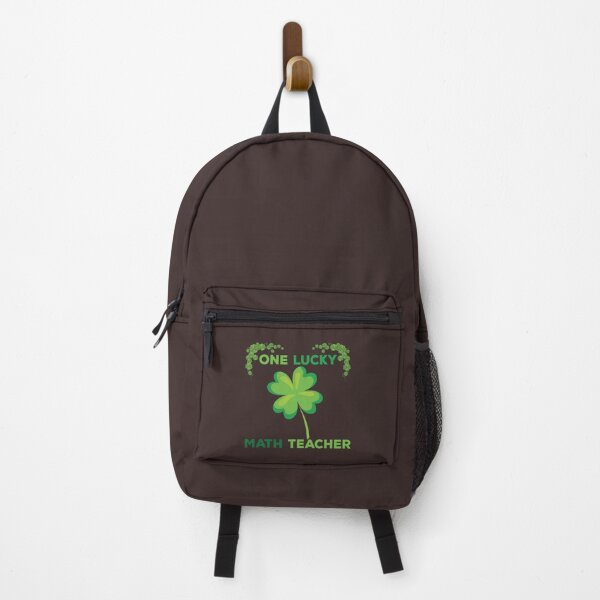 Item preview, One Lucky Math Teacher, Funny Teacher designed and sold by Uyleesdesign.