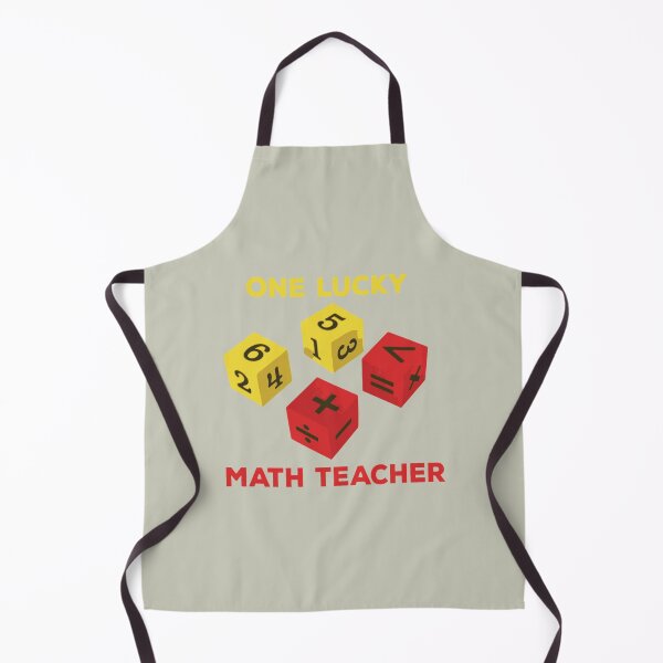 Aperçu de l'œuvre Un professeur de mathématiques chanceux, professeur drôle créée et vendue par Uyleesdesign.