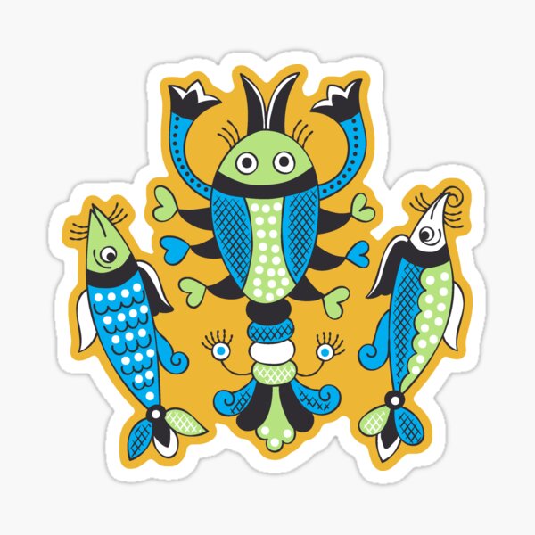 Item preview, Ukrainian Sea Creatures designed and sold by maikamaika.