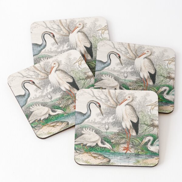 Item preview, Common CranCommon Crane, White Stork, Gigantic Crane, Common Heron, and Little Egret e, White Stork, Gigantic Crane, Common Heron, and Little Egret  designed and sold by prince146.