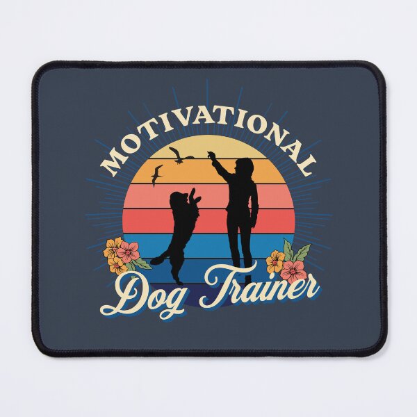 Item preview, Motivational Dog Trainer with Vintage Sunset Golden Retriever Dog Training Design designed and sold by arlutai.