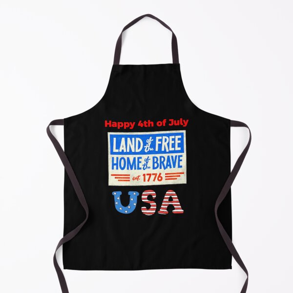 Item preview, Happy 4th of July Land of the Free Home of the Brave USA designed and sold by teewearstyle.