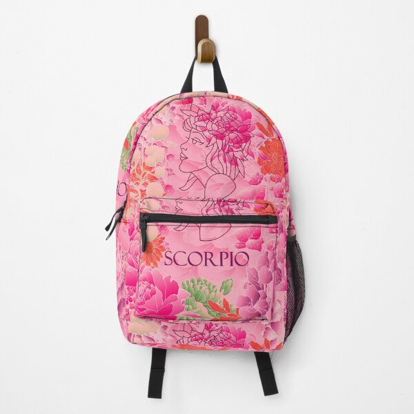 Item preview, Scorpio Zodiac Dark Pink Fantasy Design Horoscope Design designed and sold by NihaCollection.