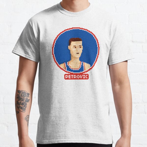 Drazen Petrovic Backer T-Shirt - Ash - Tshirtsedge