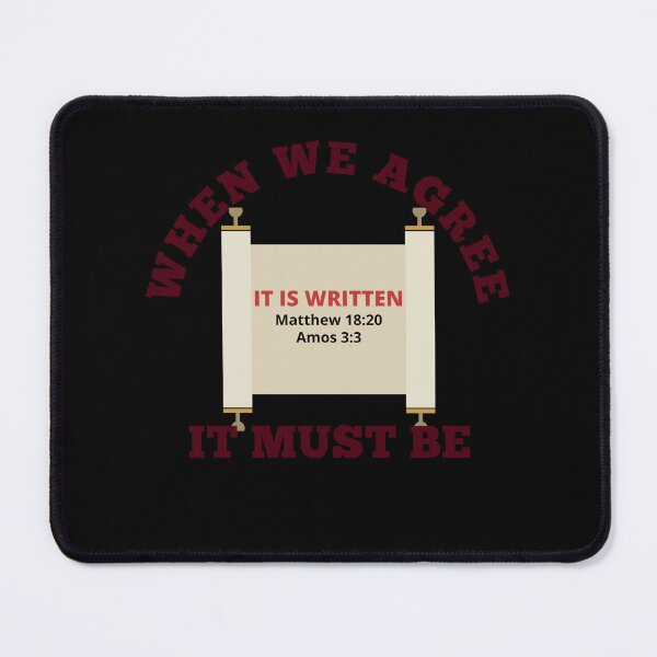 Item preview, Amos 3:3 and Matthew 18:20 designed and sold by TheReporter1.