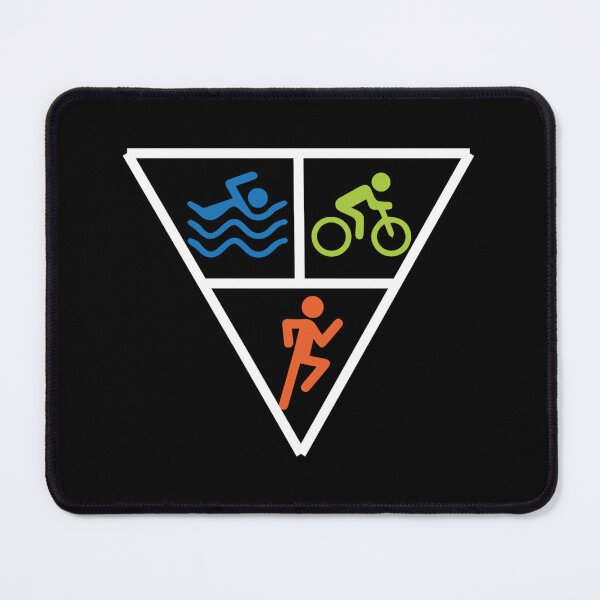Item preview, Triathlon Triangle Swim Bike Run Triathlete Sticker designed and sold by jacksrome6.