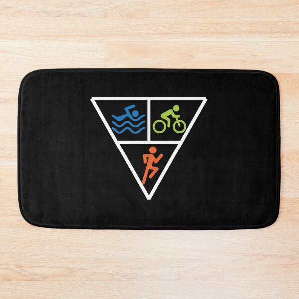 Item preview, Triathlon Triangle Swim Bike Run Triathlete Sticker designed and sold by jacksrome6.