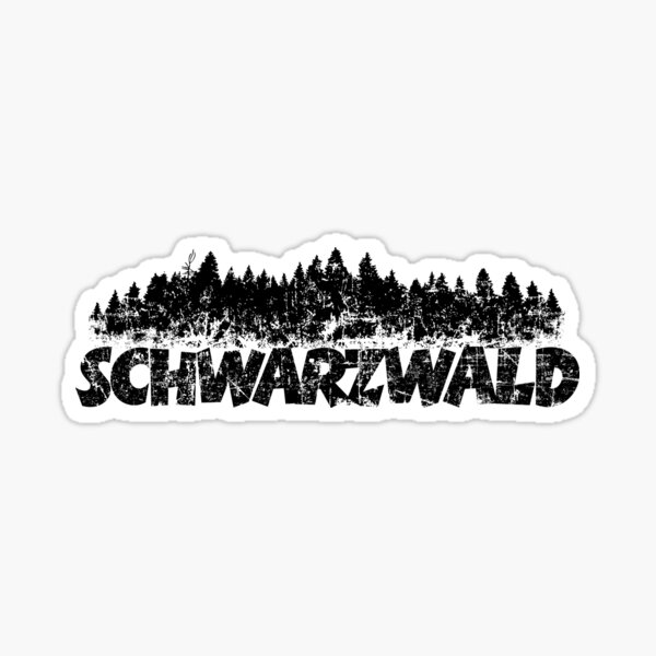 Schwarzwald Vintage Sticker