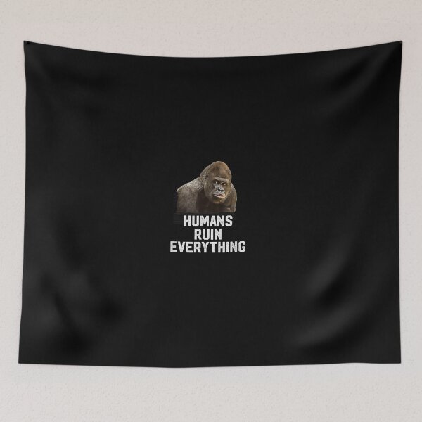 Item preview, Humans Ruin Everything - Meat Is Murder Animal Rights Tee designed and sold by BrumerAdler.