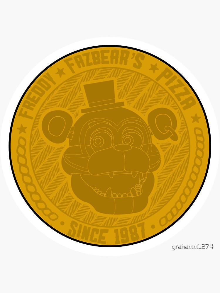 FNAF Birthday Game Tokens Five Nights at Freddy's Birthday