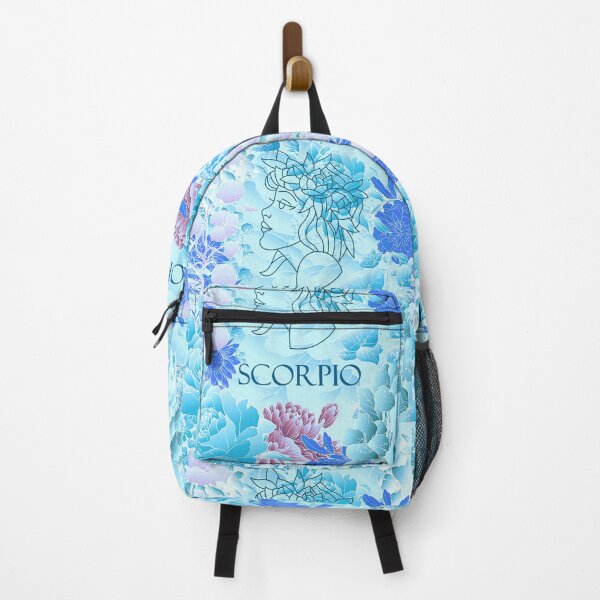 Item preview, Escorpio Zodiaco Aqua Blue Fantasy Design Diseño del horóscopo designed and sold by NihaCollection.