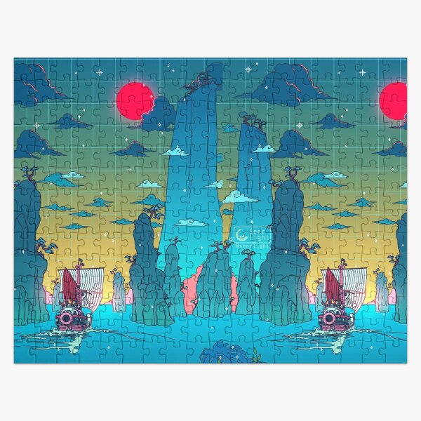 Item preview, blue sky and moon orange designed and sold by RobertDuffyd.