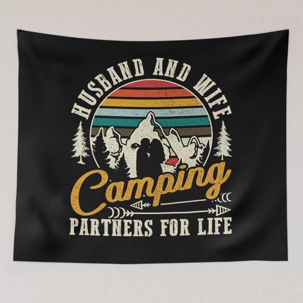 Item preview, Husband And Wife Camping Partners For Life Sweet designed and sold by katieschunk.