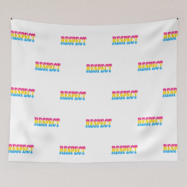 Item preview, Respect - Pansexual  designed and sold by Theindigowitch.