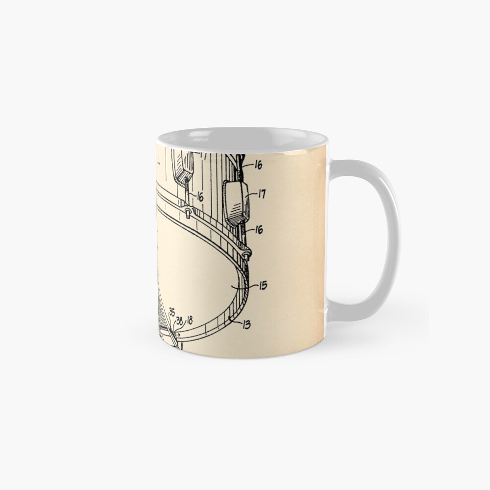 USA Patent Drawing vintage BEER MUG glass drink MOUNTED PRINT 1951 Xmas Gift