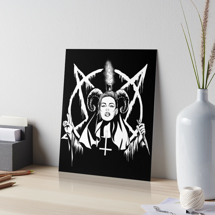 Satan Nun | Art Board Print