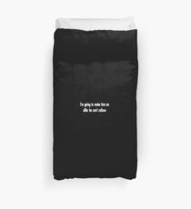 The Godfather Quote Duvet Cover
