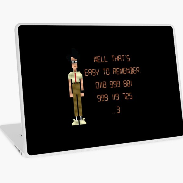 The IT Crowd 0118 999 881 999 119 725 Laptop Skin for Sale by YonymiLokyan