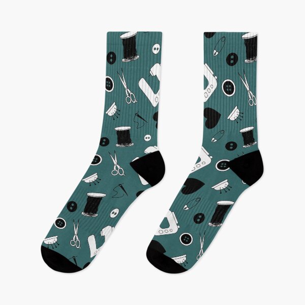 Item preview, Sewing Is Fun Teal Background designed and sold by Liz Wisdom.