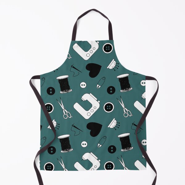 Item preview, Sewing Is Fun Teal Background designed and sold by Liz Wisdom.