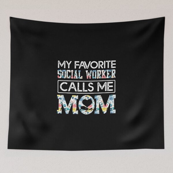 Item preview, my favorite Social worker calls me mom designed and sold by CristaloHipp.