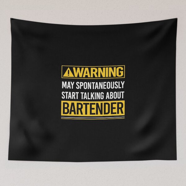 Item preview, Warning may spontaneously start talking about Bartender designed and sold by CristaloHipp.
