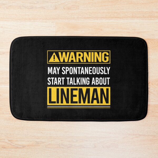 Item preview, Warning may spontaneously start talking about Lineman designed and sold by CristaloHipp.