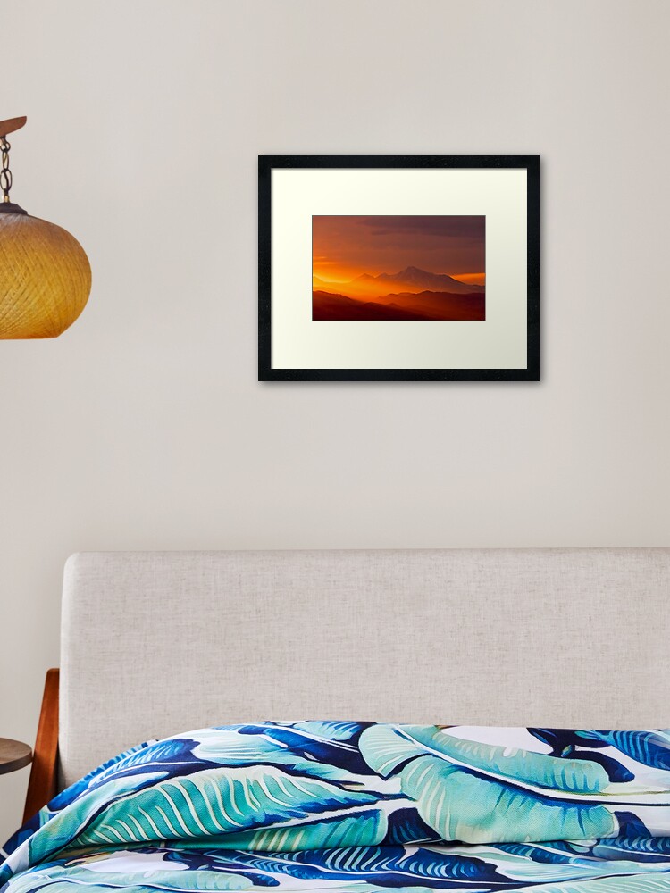 Thumbnail 2 of 7, Framed Art Print, Rain Of Color On Longs Peak designed and sold by nikongreg.