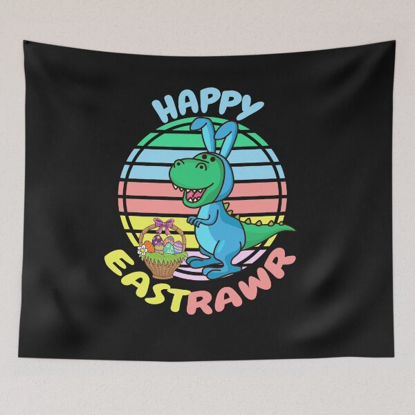 Item preview, Happy EastRawr T-Rex Bunny designed and sold by The Jackalope.