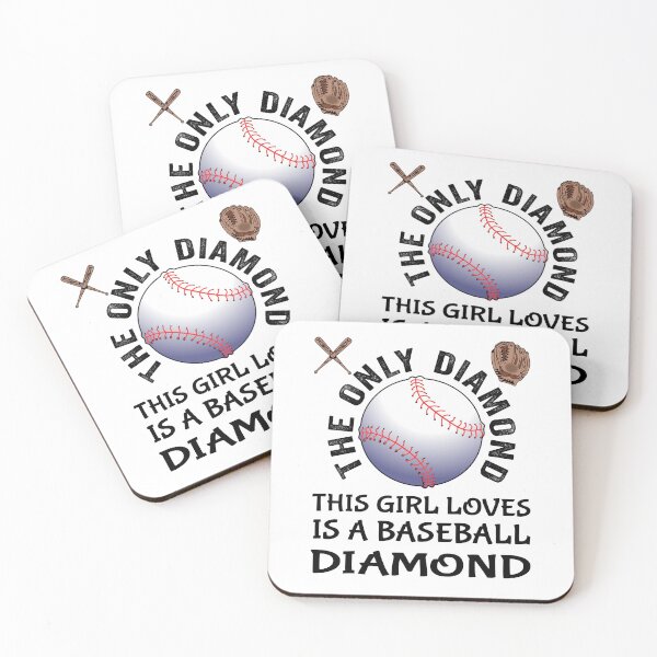 Item preview, The only diamond this girl loves is a baseball diamond on the field designed and sold by TJHstudio.