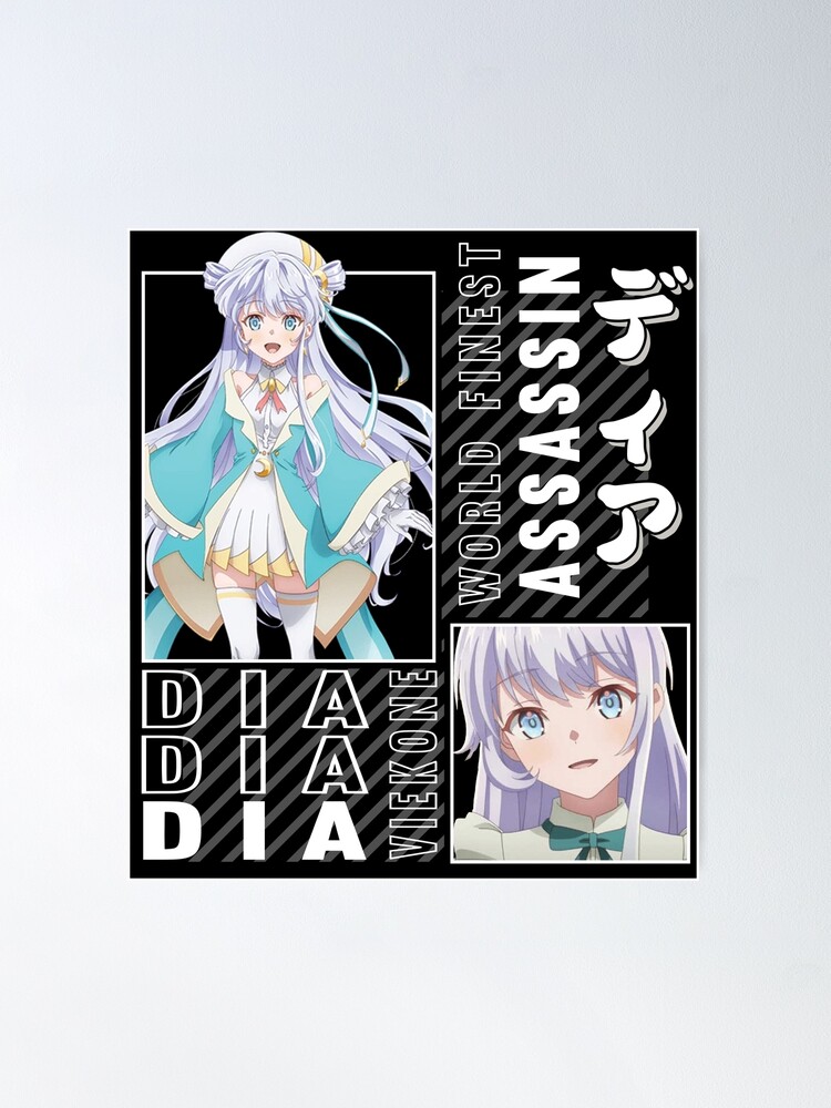 Dia ディア | The World's Finest Assassin Gets Reincarnated In Another World As  An Aristocrat | Photographic Print