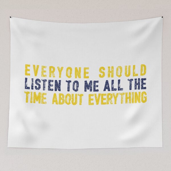 Item preview, Listen To Me (Variant) designed and sold by huckblade.