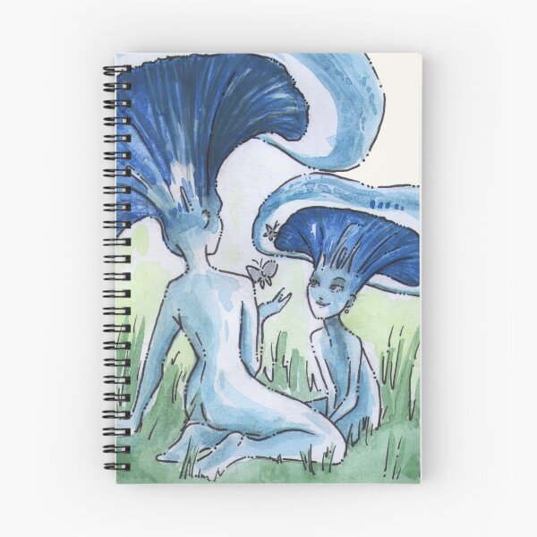 Item preview, Empire of Mushrooms: Lactarius indigo designed and sold by Barbora  Urbankova.