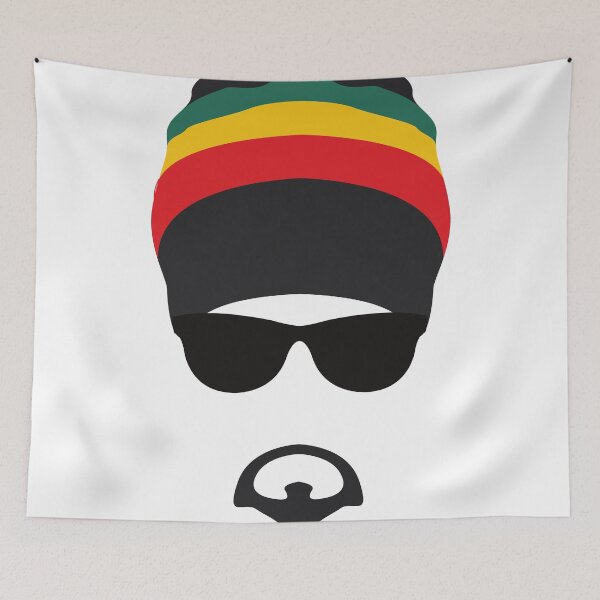 Item preview, face with cap (nuff respect) designed and sold by N-designz.