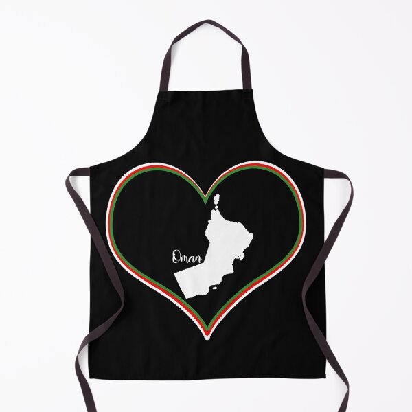 Item preview, Black heart map Oman designed and sold by Astralia.