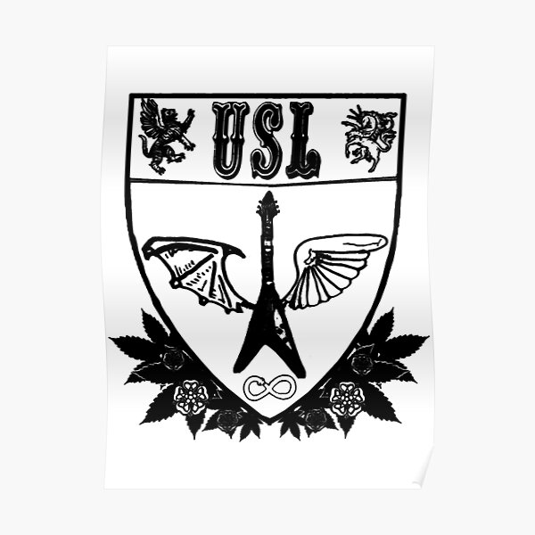 Urban Sex Legends Flying V crest  Poster