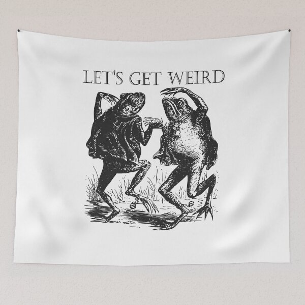 Item preview, Funny Gift For Lets Get Weird Stay Trippy Dancing Frog Psychedelic Trip Vintage Retro Gifts For Fan designed and sold by BoHermiston234.