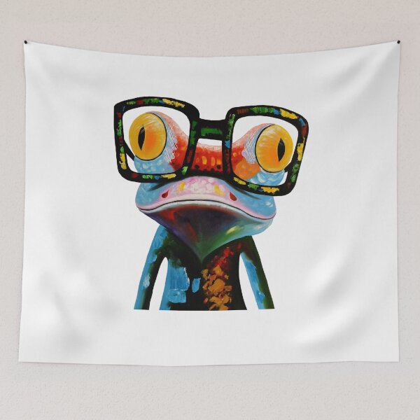 Item preview, Gift For Men Hipster Frog Nerd Glasses Awesome For Movie Fan designed and sold by BoHermiston234.
