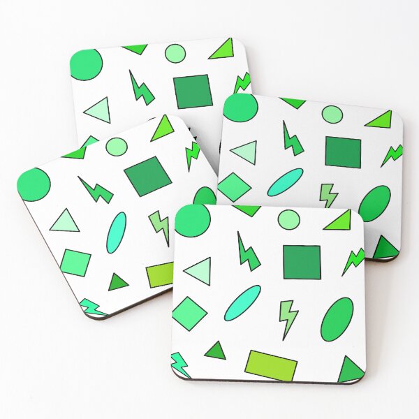 Item preview, Varying Shapes - Green - designed and sold by Xernition.