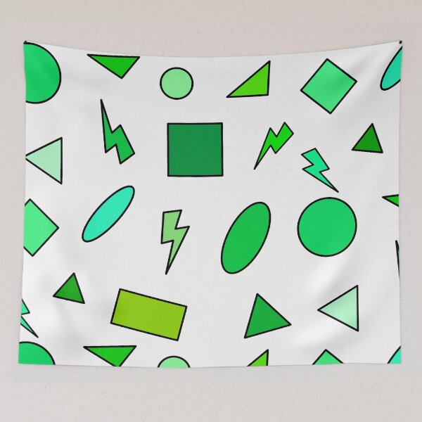 Item preview, Varying Shapes - Green - designed and sold by Xernition.
