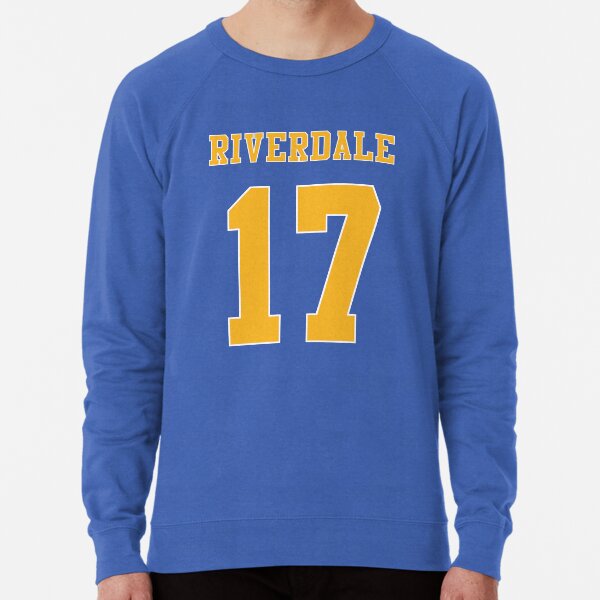 Riverdale Jersey Archie Andrews 17 Lightweight Sweatshirt By Fandemonium Redbubble
