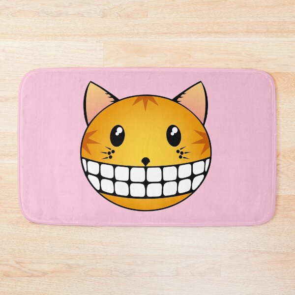 Item preview, Ginger Tabby Cat with Cheshire Smile designed and sold by RawSunArt.