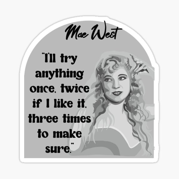 YOLO Mae West LIfe Motivation Quotes Vinyl Wall Art Stickers Home Room  Decals