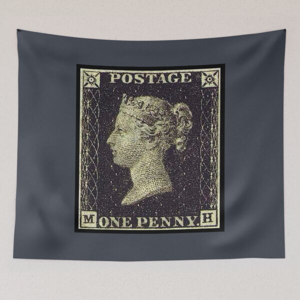 Item preview, Penny Black Stamp Post Postage Mail designed and sold by NgaNguyenErt.