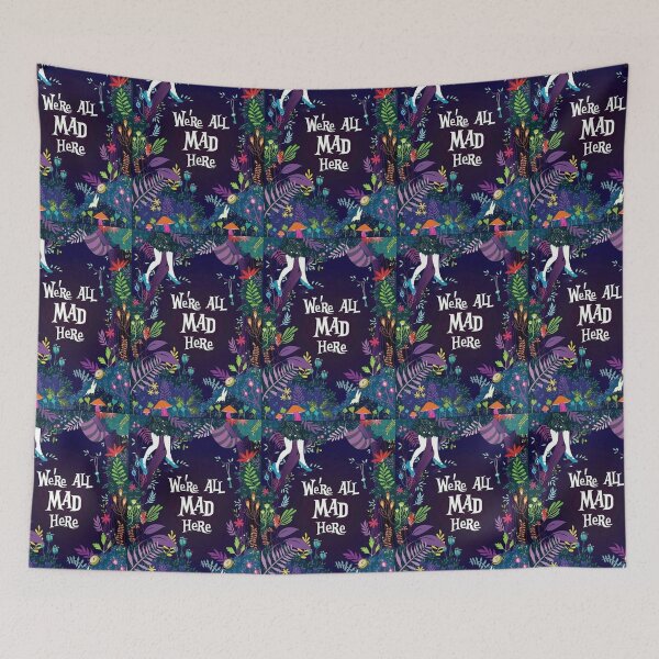 Item preview, Alice in the Wonderland We're all mad here  designed and sold by MariaV4.