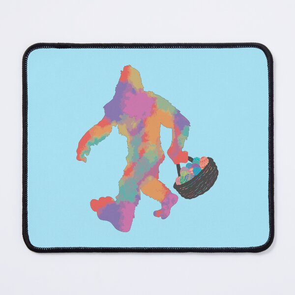 Item preview, Bigfoot Sasquatch Colorful Easter Egg Hunting designed and sold by MadMando.