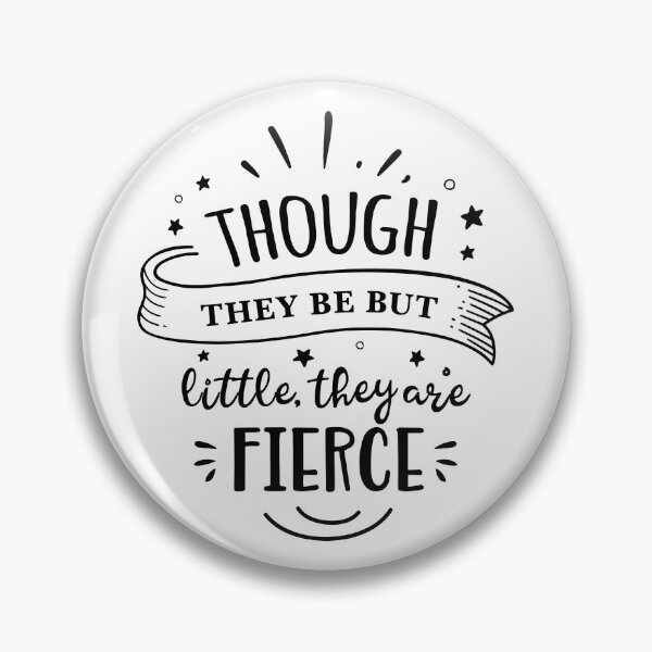 Item preview, Non-Binary - Though They Be But Little, They Are Fierce designed and sold by LilybugDesign.