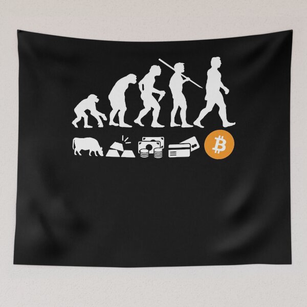 Item preview, Bitcoin Evolution of Money BTC Crypto Logo designed and sold by bailajewell0.