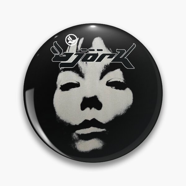 Item preview, Bjork Homogenic Vintage Face Logo (Black  White) designed and sold by bailajewell0.