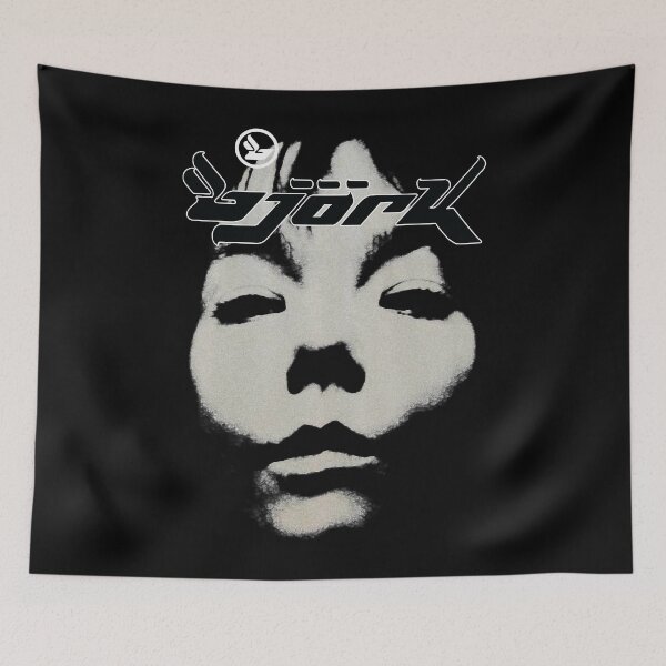 Item preview, Bjork Homogenic Vintage Face Logo (Black  White) designed and sold by bailajewell0.